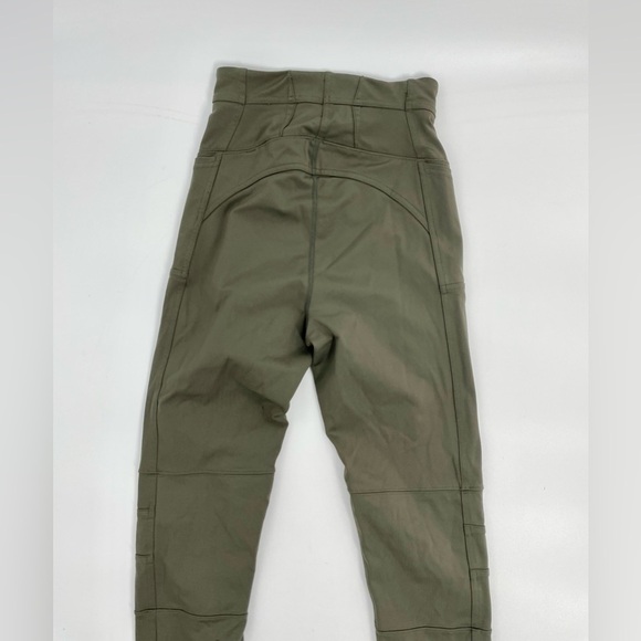 FP Movement Keep It Up High Rise 7/8 Army Green Athleisure Leggings Neutral XS - Picture 9 of 10